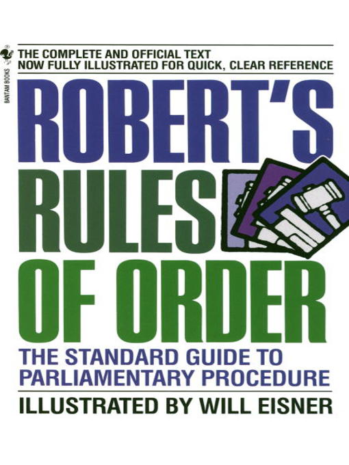Title details for Robert's Rules of Order by Will Eisner - Available
